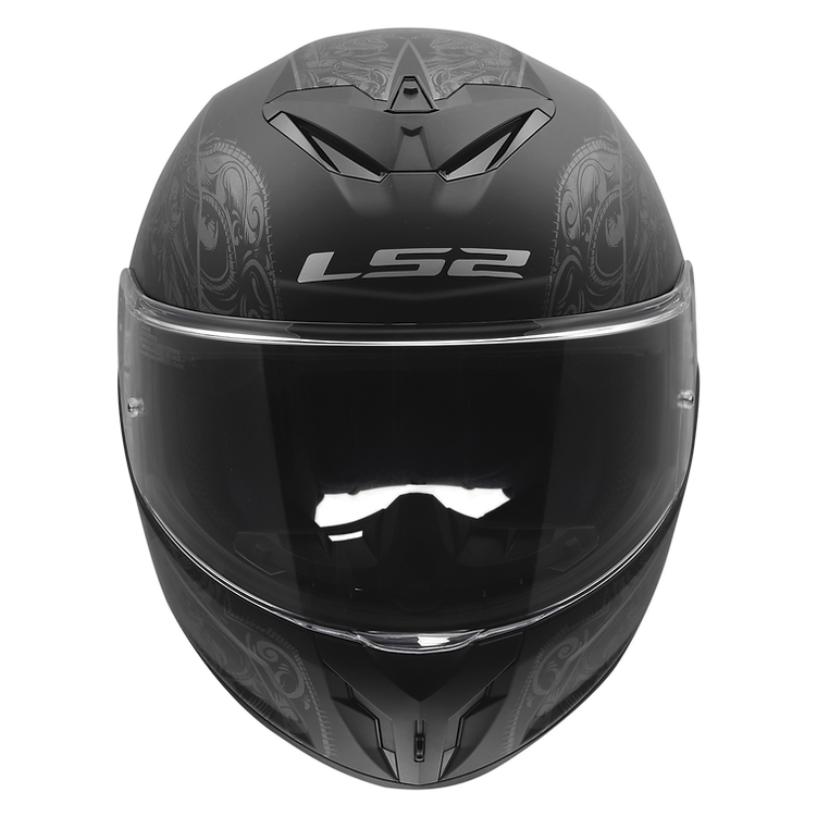 LS2 Rapid III Motorcycle Helmet Crypt Matte Black