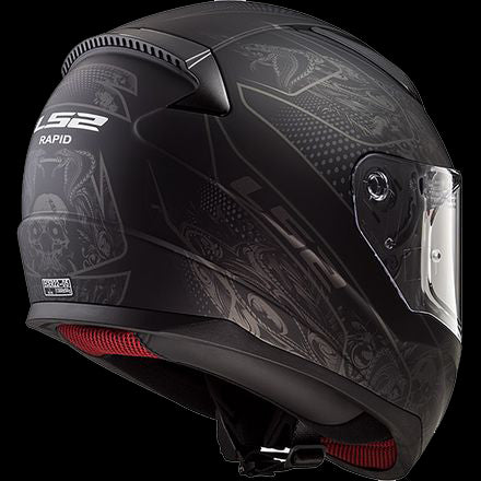 LS2 - Rapid II Crypt - Full Face Helmet - Matte Black