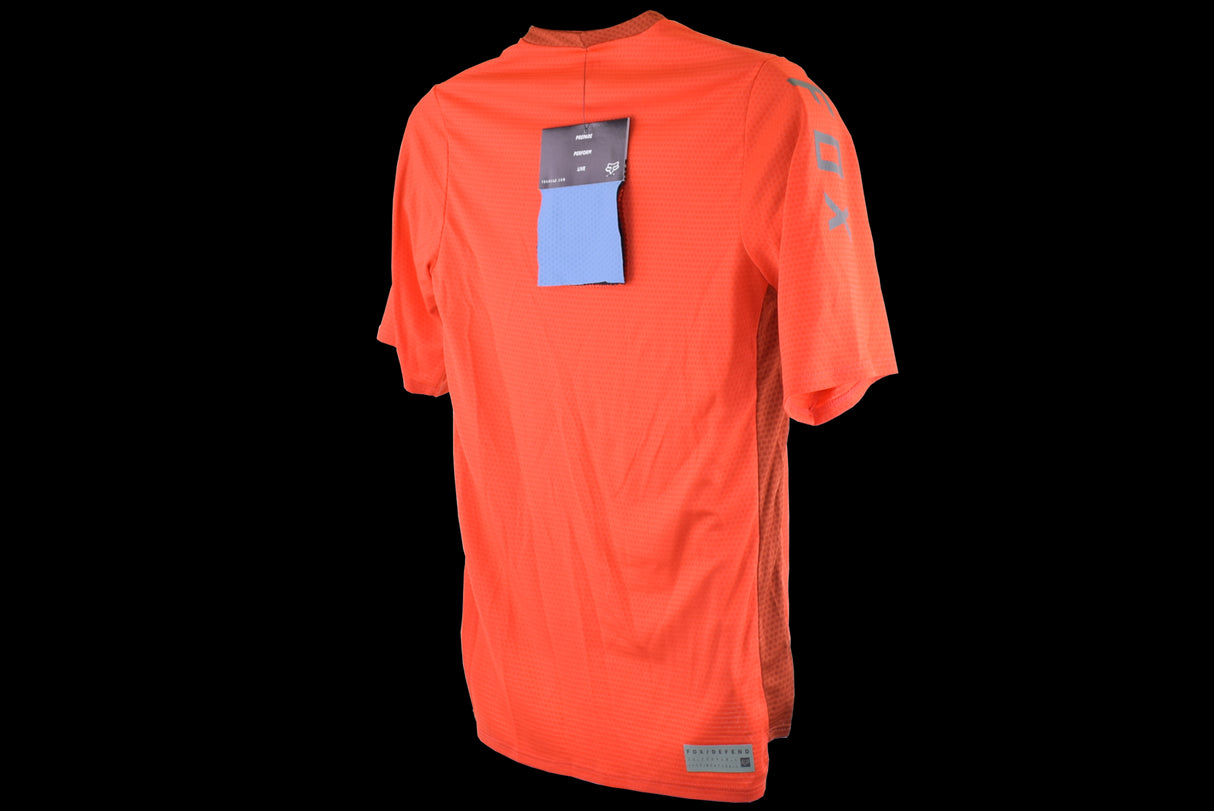 Fox Racing - Youth Defend Ss Jersey - Flo Red - YL