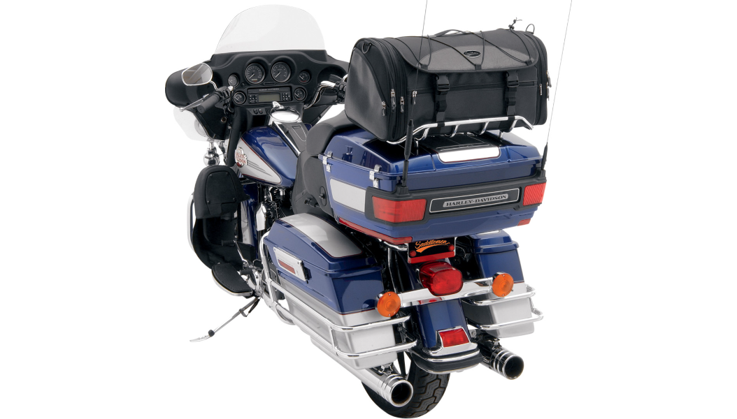 Saddlemen TR3300DE Motorcycle Rack Bag | Zip-Off Backpack, 2-Inch Expansion & Rain Cover
