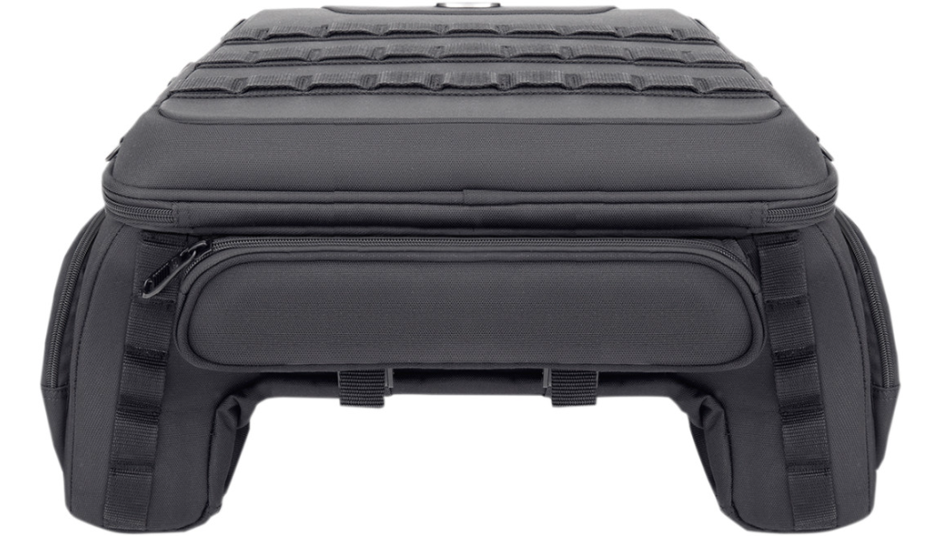 Saddlemen TS1620R Tactical Motorcycle Tail Bag | MOLLE Attachments, Tech Organizer & Rain Cover