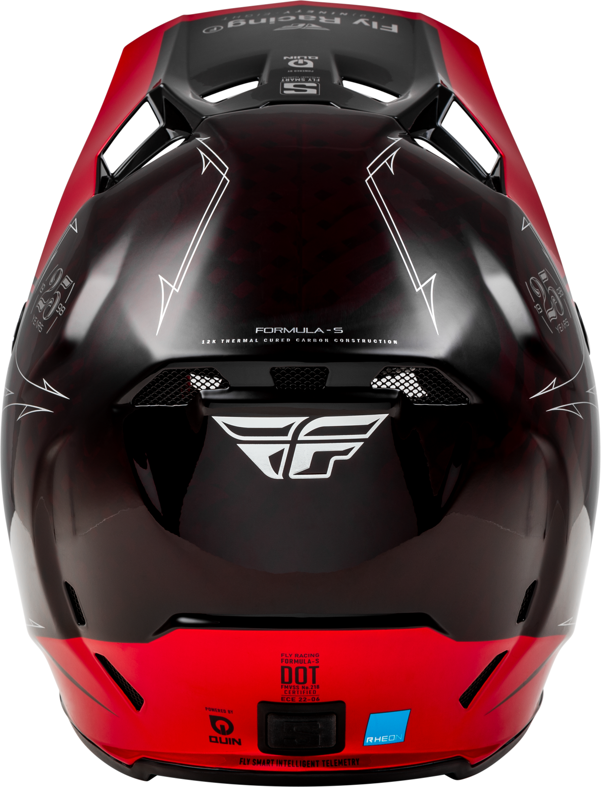 Formula S Carbon Legacy Helmet Red Carbon/Black Xs - Cycle City Outdoors