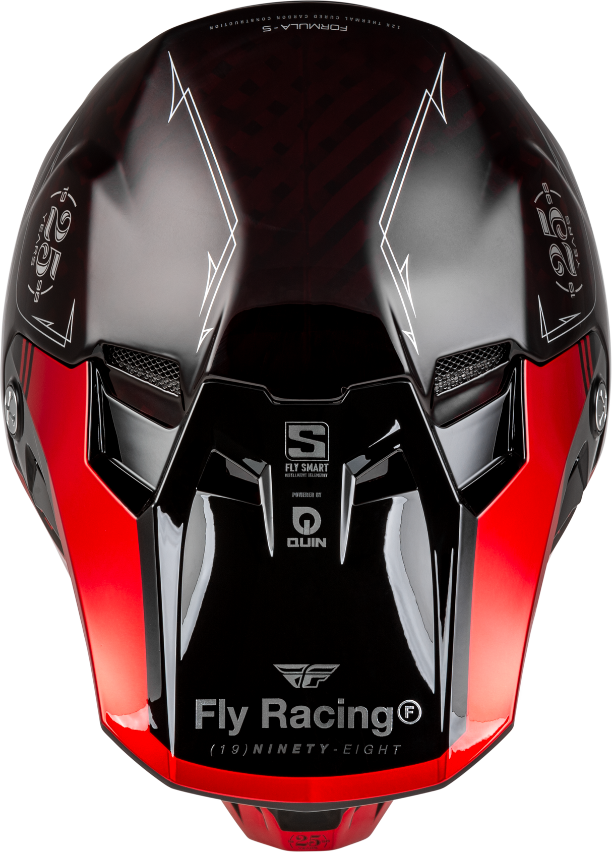 Formula S Carbon Legacy Helmet Red Carbon/Black Xs - Cycle City Outdoors
