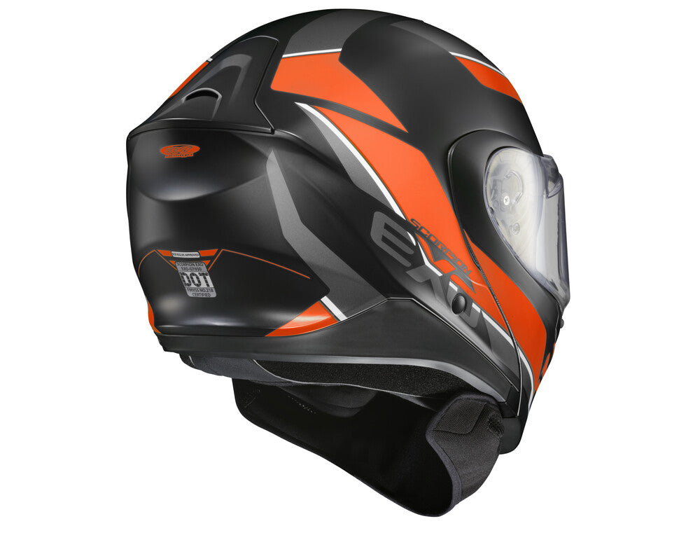 Scorpion - Exo Gt930 Cold Weather Helmet Modulus Orange Lg (Dual Pane)