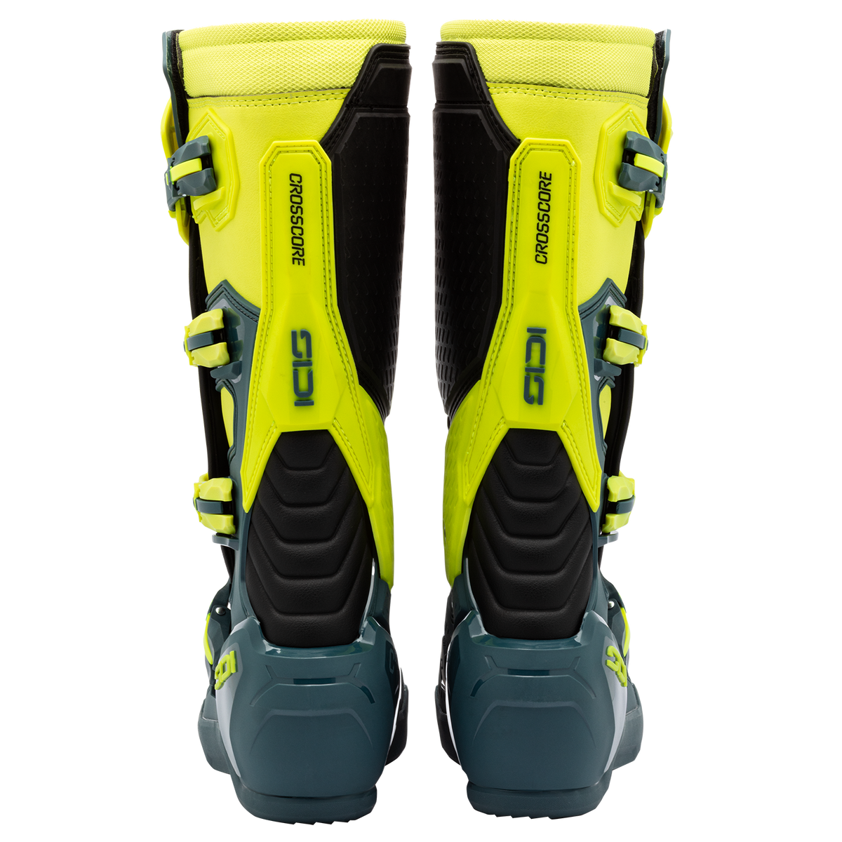 Sidi Crosscore Off-Road Motorcycle Boots | Asymmetric Flexion System & Four Adjustable Buckles