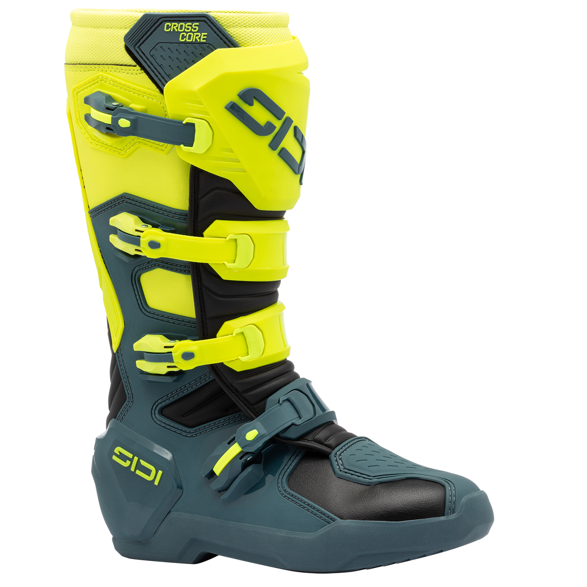 Sidi Crosscore Off-Road Motorcycle Boots | Asymmetric Flexion System & Four Adjustable Buckles