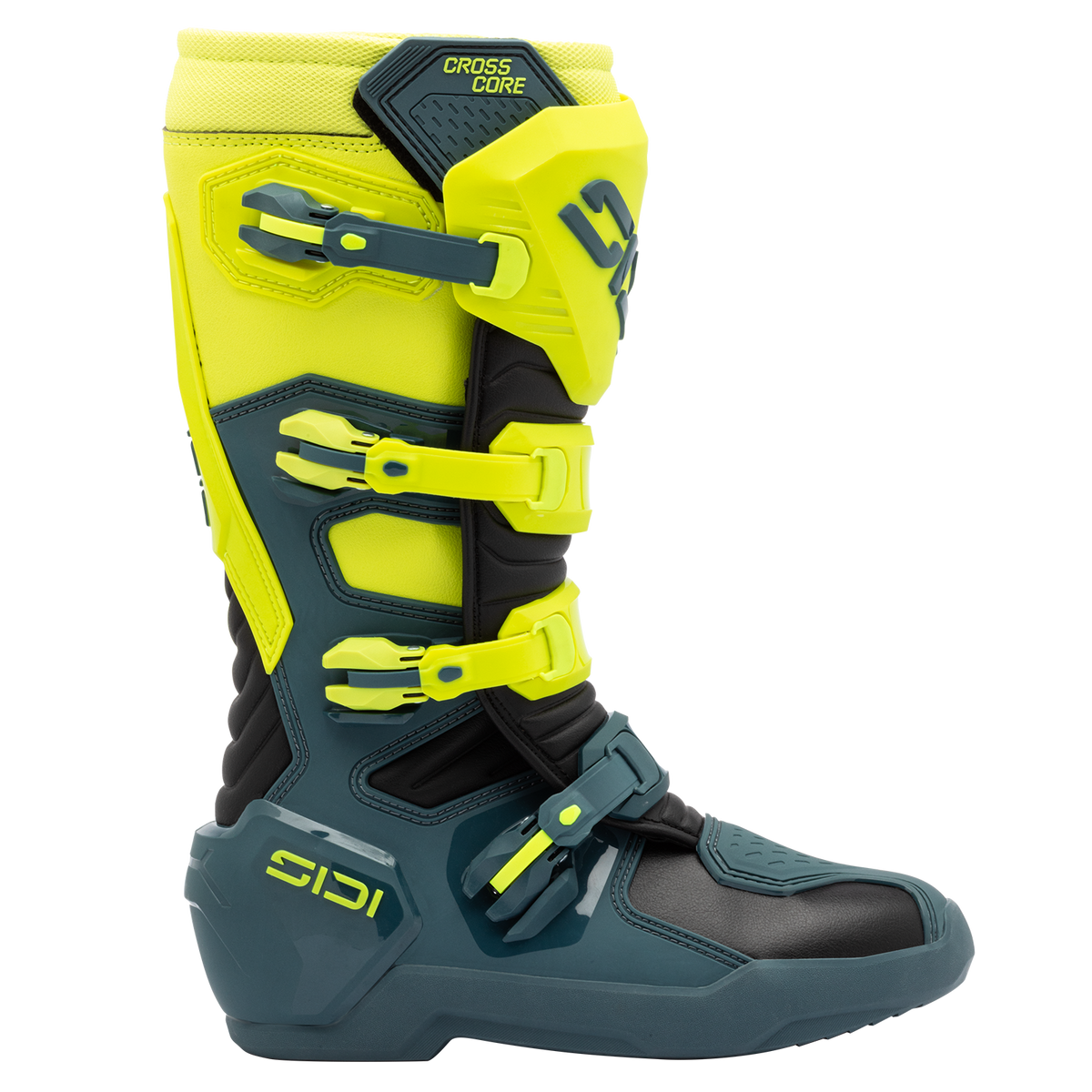 Sidi Crosscore Off-Road Motorcycle Boots | Asymmetric Flexion System & Four Adjustable Buckles