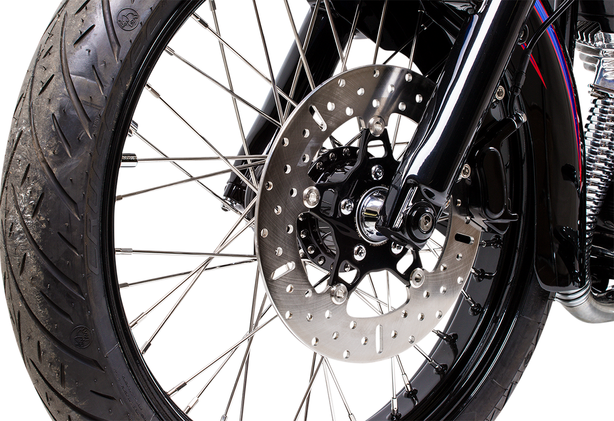 EBC FSD Series Stainless Steel Front Brake Rotor - FSD009BLK (Harley-Davidson FLHTC Electra Glide Classic / Indian Chief 1984–2005)