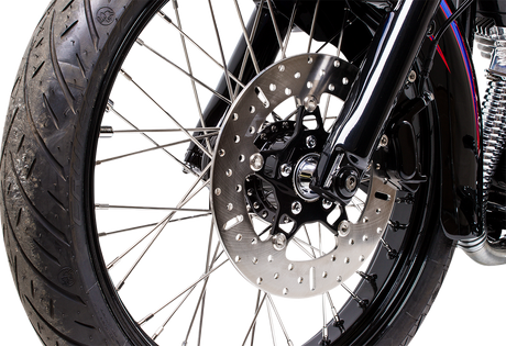 EBC FSD Series Stainless Steel Front Brake Rotor - FSD009BLK (Harley-Davidson FLHTC Electra Glide Classic / Indian Chief 1984–2005)