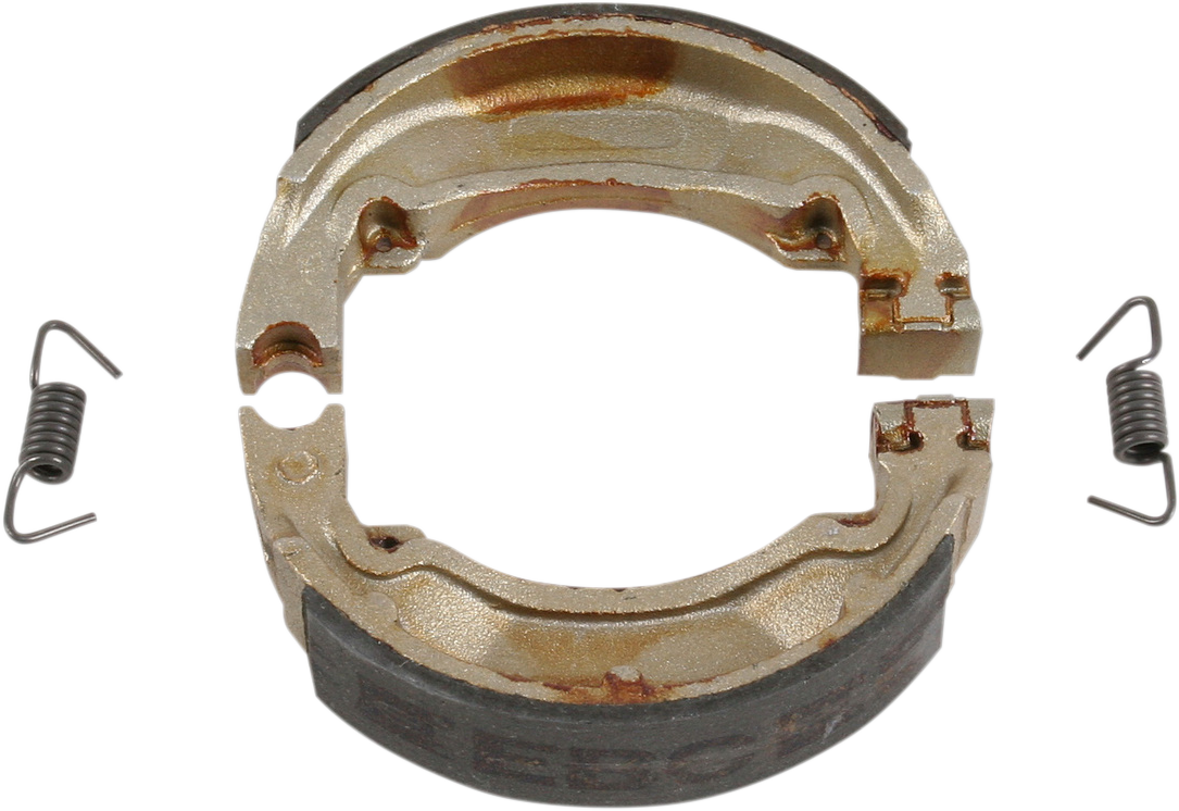 EBC Carbon X Organic Base Brake Shoes - 504 (Yamaha DT100 / LB50 Chappy / MX100 1975–1988)
