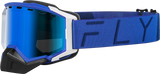 Zone Pro Snow Goggle Blue W/ Blue Mir/Plrzd Smoke Lens - Cycle City Outdoors