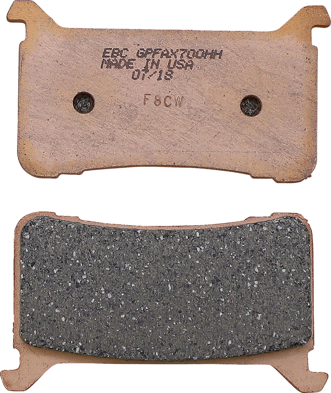 EBC GPFAX-HH Series Sintered Front Brake Pads - GPFAX700HH (Honda CBR1000RR / CBR600RR 2017–2021)
