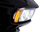 Fang Headlight Bezels for Harley Davidson Road Glide (Chrome) 45250