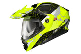 Scorpion - Exo At960 Modular Helmet Topographic Hi Vis/Black Lg