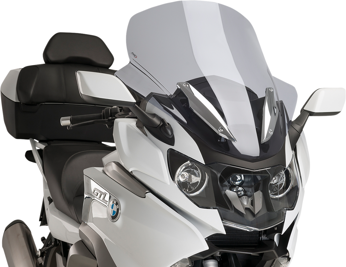Puig Hi-Tech Parts 9512H Race Windscreen - 27-1/2" - Light Smoke - BMW | Street