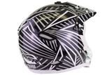 MSR - Assault motocross Helmet - Gloss Black/ White - Youth Medium (open box)