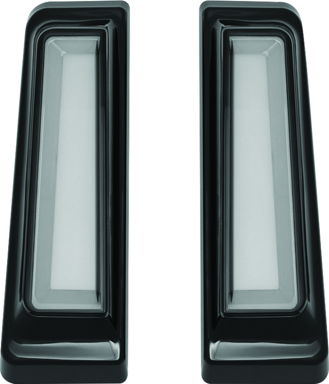 Kuryakyn Tracer L.E.D. Inserts For Saddlebag Supports Black - Cycle City Outdoors