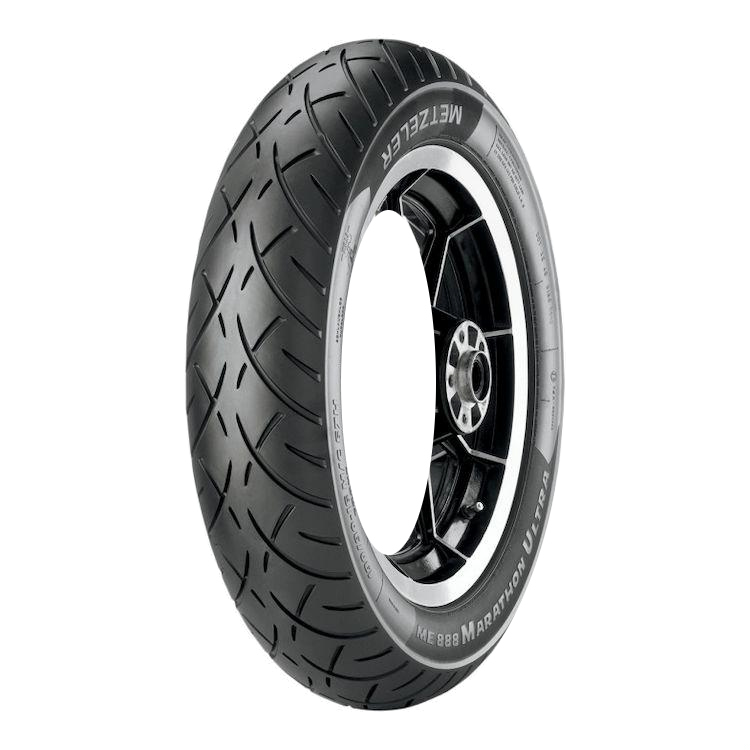 Metzeler ME888 Marathon Ultra Rear Tire MU85B-16 77H Wide Whitewall (2020 Date Code)