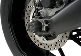 Puig Hi-Tech Parts 20145N Axle Sliders - Rear - Black - Pair - Yamaha | Street