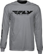 Fly Corporate L/S Tee Grey Sm - Cycle City Outdoors