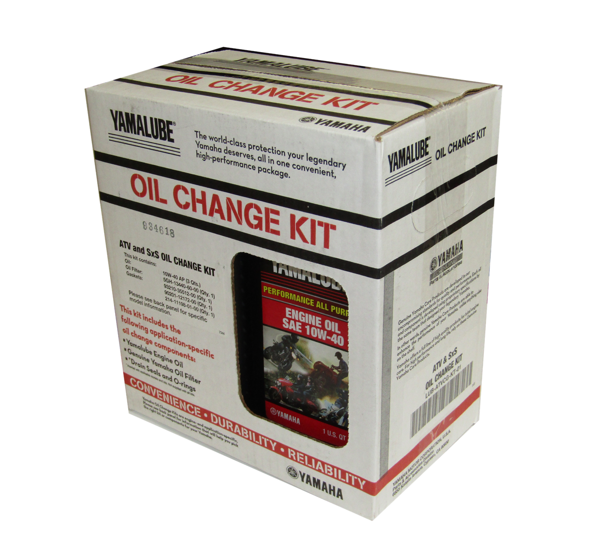 Yamalube - Atv Sxs Oil Change Kit 1 Kt (10W40 Ap Qty3)