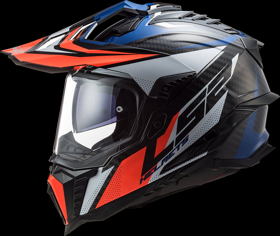 LS2 - Explorer C Focus Adventure Motorcycle Helmet W/ SunShield