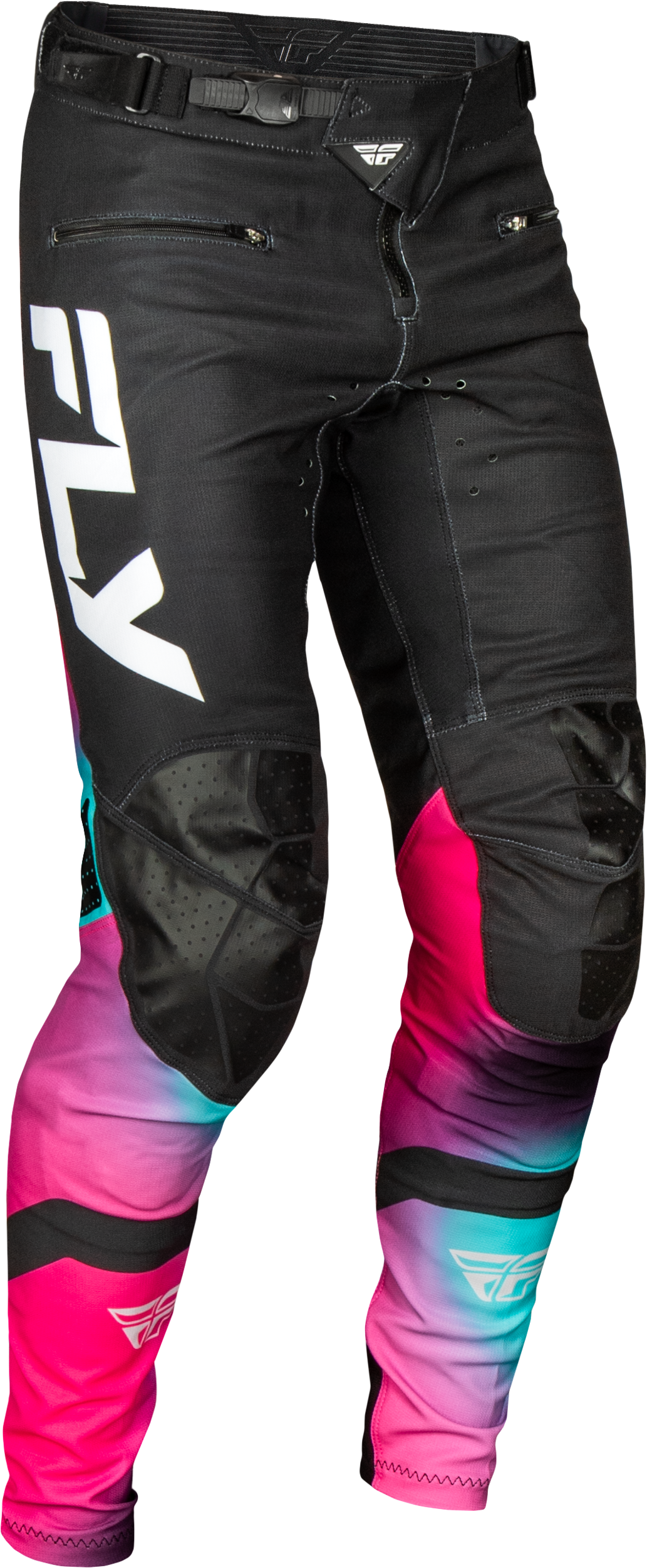 Rayce Bicycle Pants Fuschia/Black/Teal Sz 38 - Cycle City Outdoors