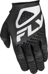 Youth Kinetic Sym Gloves Black/White Yl - Cycle City Outdoors