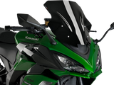 Puig Hi-Tech Parts 20471N Race Windscreen - 18-7/8" - Black - Kawasaki | Street