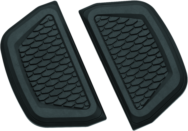 Kuryakyn Hex Passenger Board Inserts Black - Cycle City Outdoors