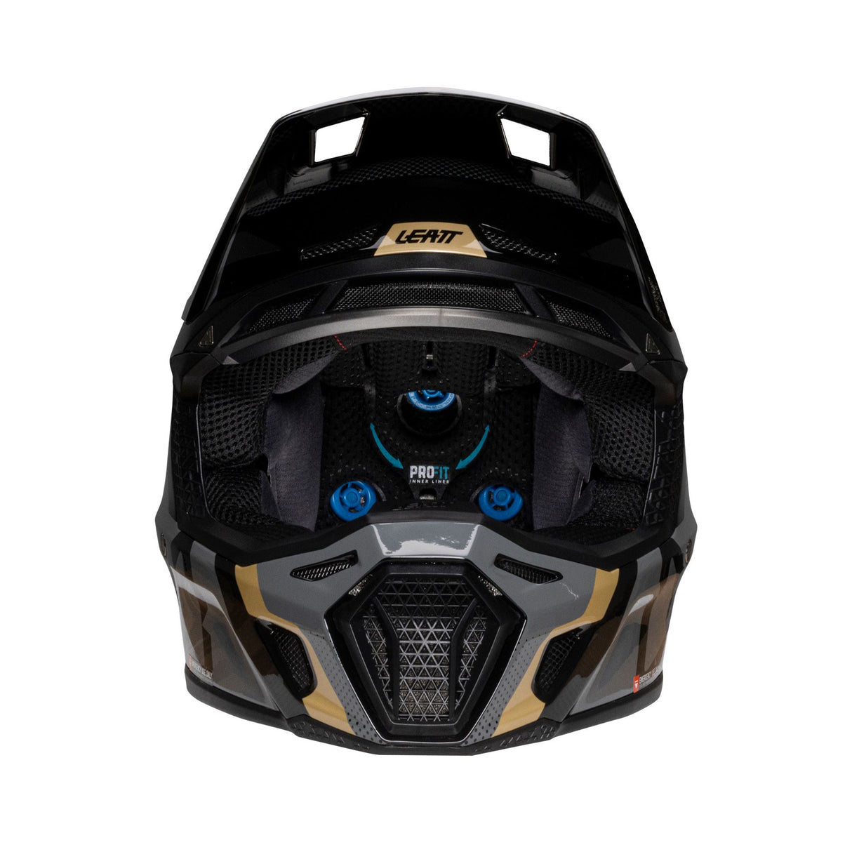 Leatt Moto 8.5 Helmet Kit | Black V25 | ECE 22.06 + DOT | 360° Turbine | Velocity 5.5 Goggles Included