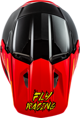 Youth Kinetic Surge Helmet Black/Red/Yellow Ys