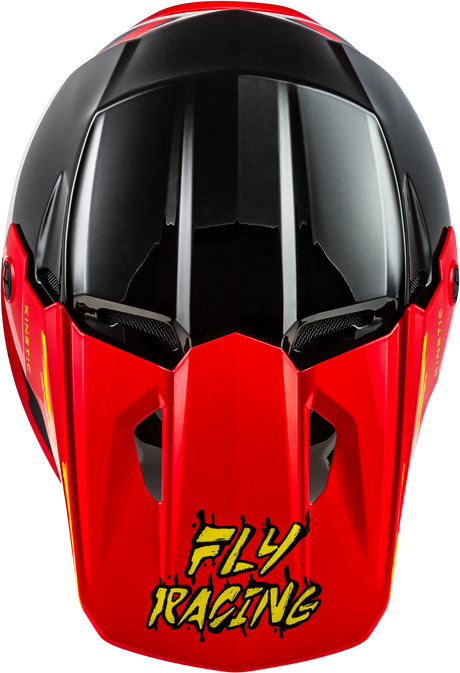 Youth Kinetic Surge Helmet Black/Red/Yellow Ym