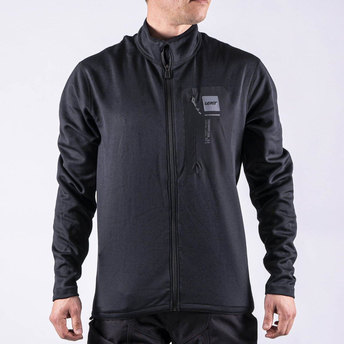 Leatt ADV 3.5 ThermaFlow | Insulated Mid-Layer Jacket | Stealth Black/Grey
