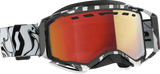 Prospect Goggle Snow Cross Ls Marble Blk/Wht W/Ls Red Chrome