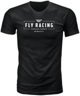 Fly Motto Tee Black Sm - Cycle City Outdoors