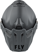 Trekker Cw Solid Helmet Dual Shld Grey Xl - Cycle City Outdoors
