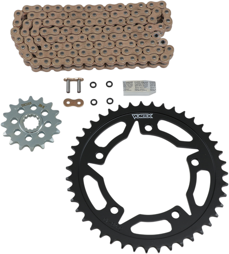 VORTEX CKG5130 Chain and Sprocket Kit - WSS - Gold - Suzuki GSX-R600 | Street