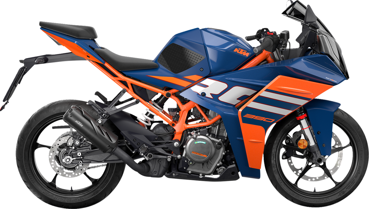 STOMPGRIP 55-10-0199-1B Tank Grips - Volcano - Black - KTM - RC 390 '22-'24 | Street