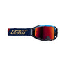 Leatt Velocity 6.5 Cryztal Iriz Goggles | Mirrored Lens & OTG Fit