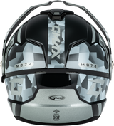 Md 74 Striker Modular Helmet W Slvr Shield Slvr/Blu Mtlc Lg