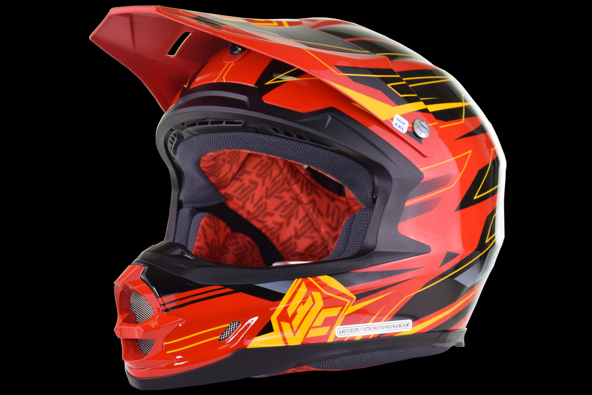 HJC - FG-X Talon MC1 Helmet - Red - Large