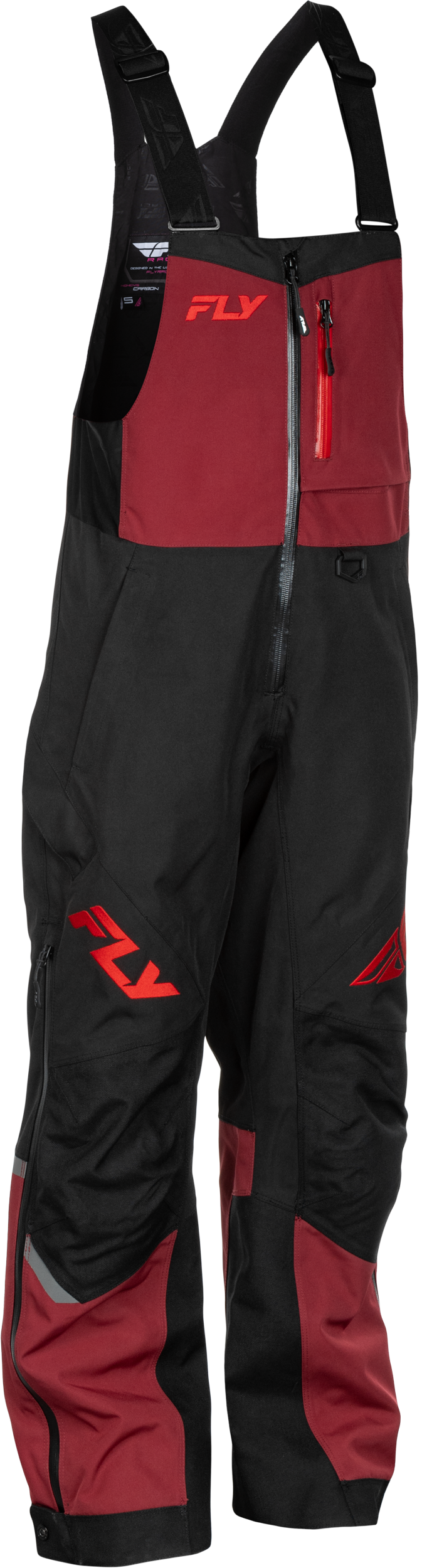 Women's Carbon Bibs Merlot/Red 3x