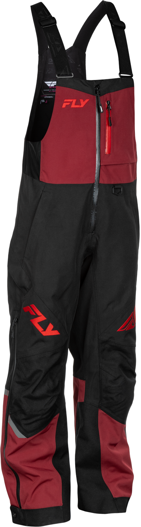 Women's Carbon Bibs Merlot/Red 3x