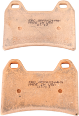 EBC GPFAX-HH Series Sintered Front Brake Pads - GPFAX244HH (Ducati / Moto Guzzi / Benelli / Victory / Aprilia / MV Agusta 1997–2019)
