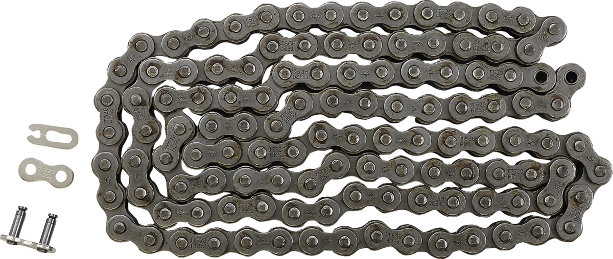 JT CHAINS JTC520HDS120SL 520 HDS - Ultimate Competition Chain - Steel - 120 Links | Adventure/ATV/UTV