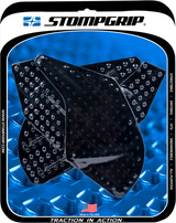 STOMPGRIP 55-10-0043B Tank Grips - Volcano - Black - Kawasaki - Ninja '13-'17 | Street