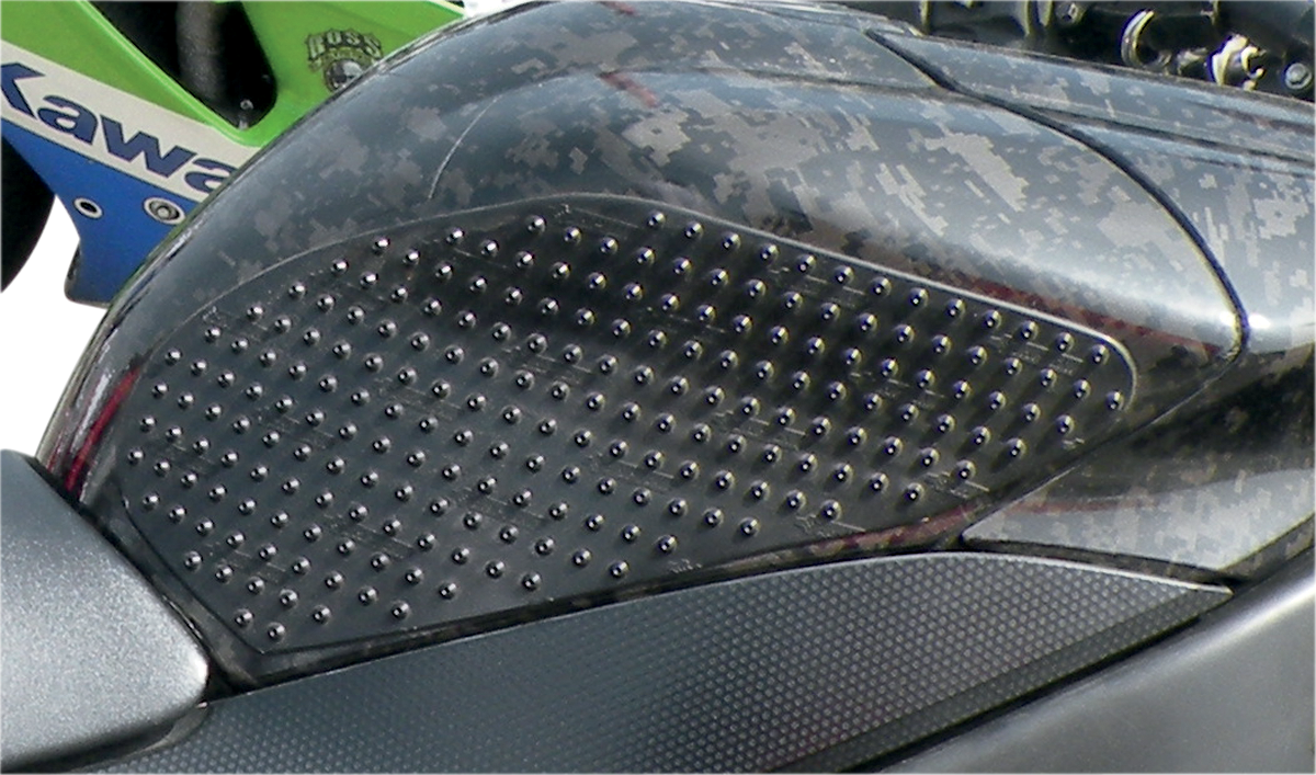 STOMPGRIP 55-10-0006B Tank Grips - Volcano - Black - Yamaha - YZF '07-'08 | Street