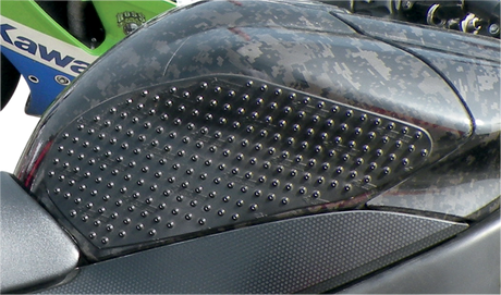 STOMPGRIP 55-10-0006B Tank Grips - Volcano - Black - Yamaha - YZF '07-'08 | Street