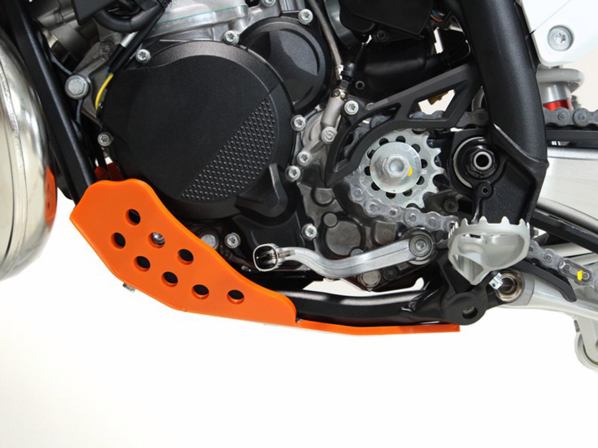 Axp Racing AX1635 Skid Plate - Orange - KTM - EX/SX/XC '23-'27 | Off-Road